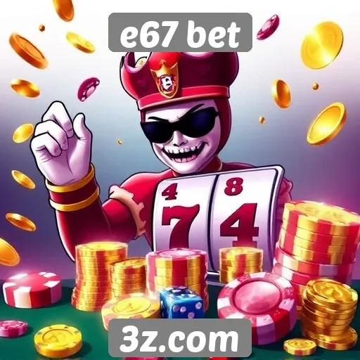 e67 bet promove novos jogos de cassino online