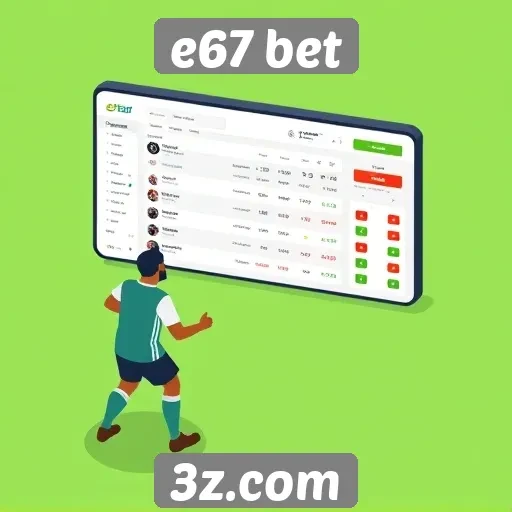 experiência do usuário no e67 bet é otimizada