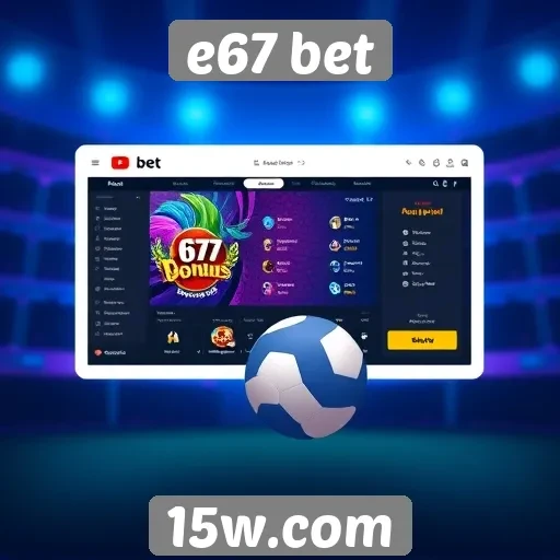 Interface e experiência do usuário no e67 bet